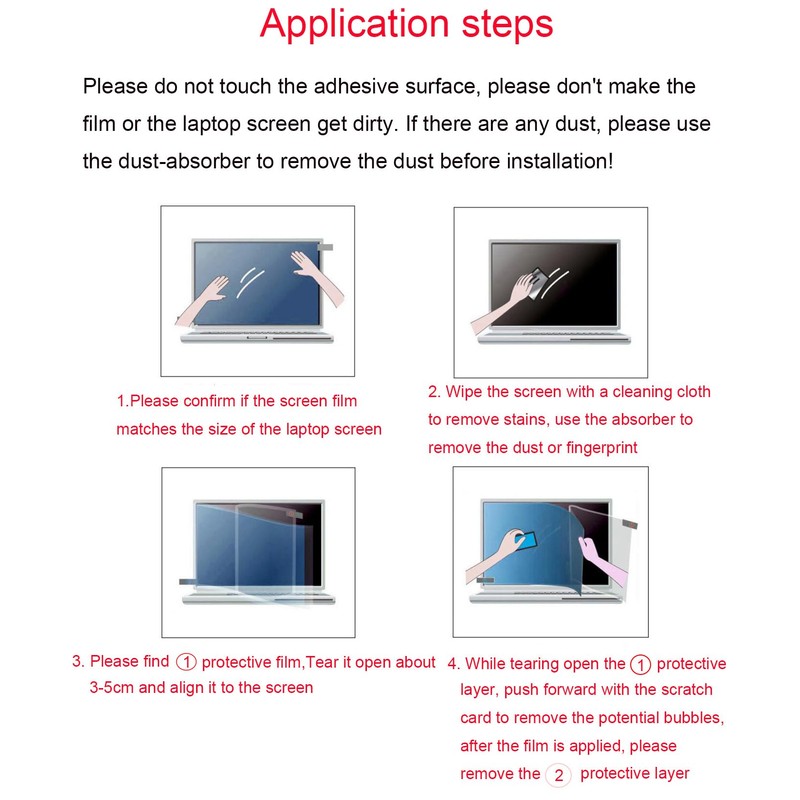 2 Pack High Definition Anti Glare Anti Fingerprint Matte Screen