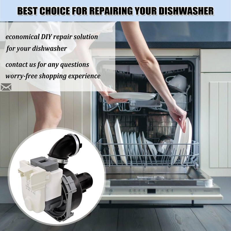W11084656 W10854710 Dishwasher Circulation Pump Motor Assembly for Whirlpool Dishwasher