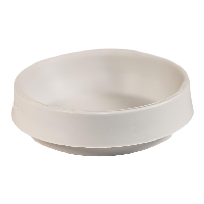 Light Grey Rubber Castor Cups 56mm Protect Wooden, Laminate, Tiled