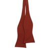 Mens Solid Linen Self Tie Bow Ties and Pocket Square