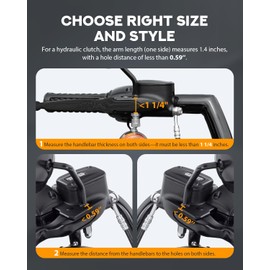 PBYMT Gloss Black Coffin Cut Handguards Hand Guards Compatible for Harley Touring Street Glide Road King Electra Glide Bagger 2014-2023 (Hydraulic Clutch Style-Large)