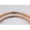 Copper Brown headband 2 pack brushed painted look plastic hair