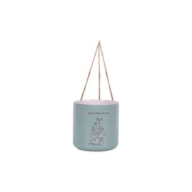 Blue Sky Ceramic Hanging Sanora Cactus 6.5'' Flower Pot, Multi Color