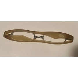 Unbranded On-the-go folding Pod reader Silver/Yellow +1.00