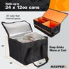 KEEPER Extra Large Trunk Organizer with Cooler, 70L, Multi-Compartment Collapsible