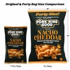 Pork King Good Nacho Cheddar Pork Rinds Chicharrones 7oz Family
