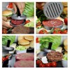 HEPAZ Burger Press with 100 Sheets of Baking Paper, Hamburger