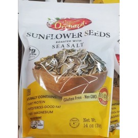 Mixed Nuts Inc. 3 PACK PREMIUM ORCHARD SUNFLOWER SEEDS ROASTED WITH SEA SALT (14 OZ EACH)