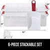GORILLA GRIP Stackable Ice Cube Tray and Bucket Set for