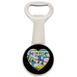 Galway Ireland Travel Souvenir Destination Magnetic Bottle Opener 4-Pack