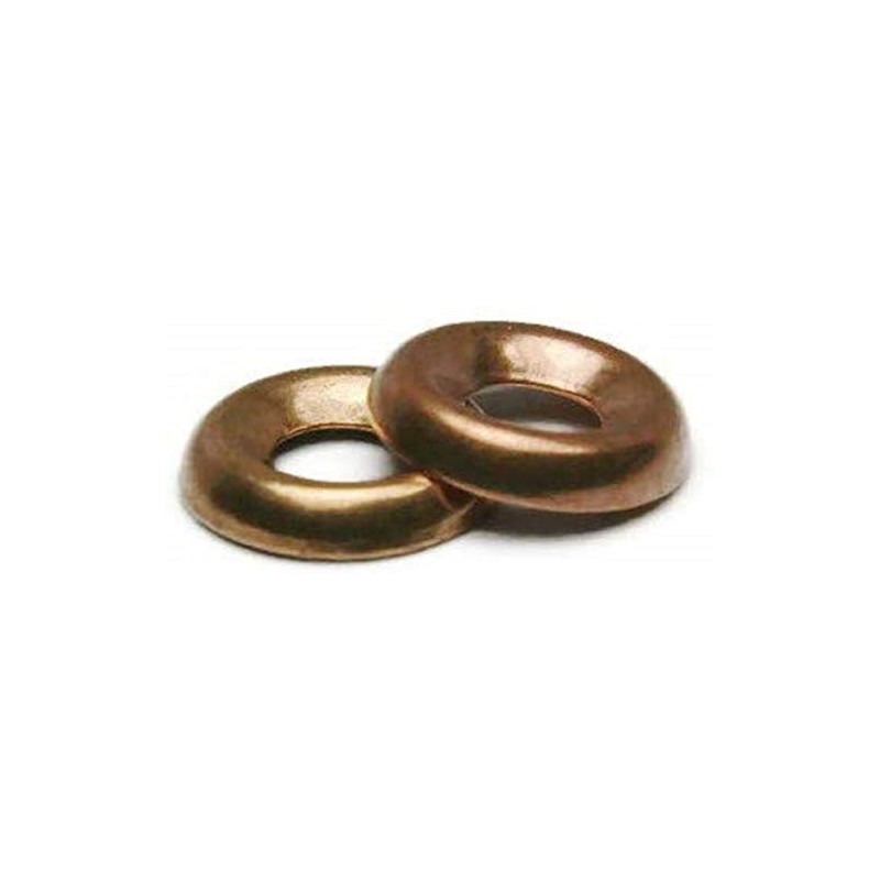 Finishing Cup Washer Silicon Bronze Countersunk Finishing Washers #6 (0.176