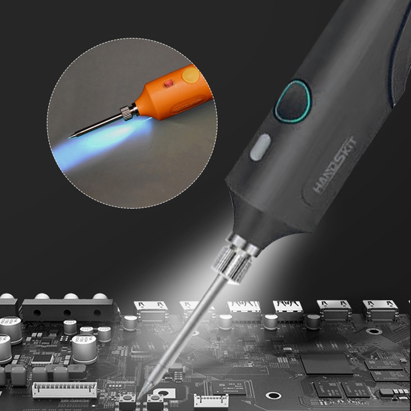 Soldering Iron Set Wireless USB Rechargeable Soldering Iron Mini Portable