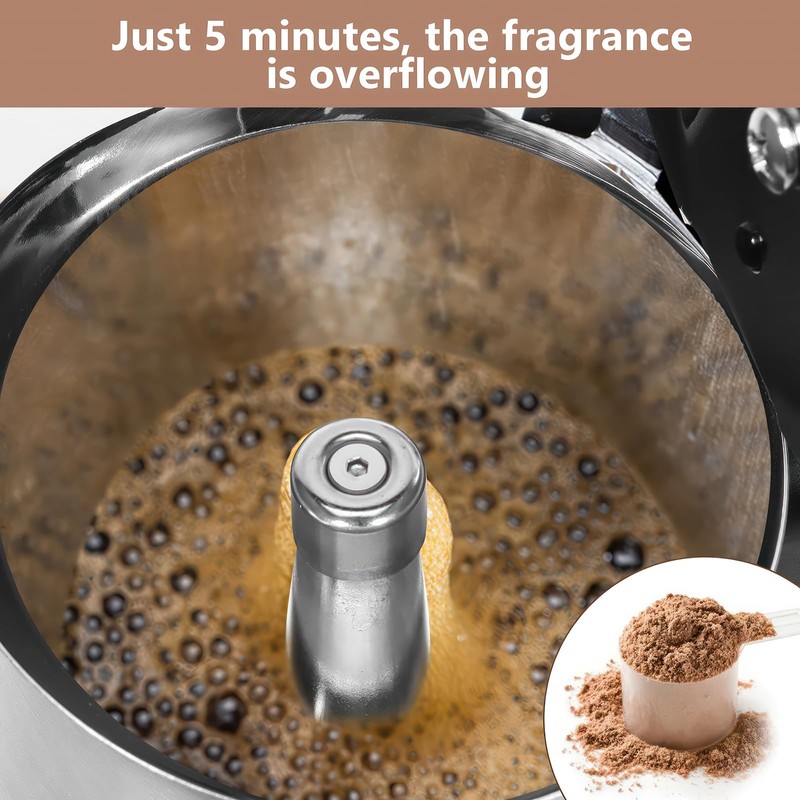 SHANGSKY Coffee Pot Electric Moka Pot 6 Cup, Espresso Coffee