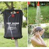 Solar Shower Bag, 1/2/4 Pack 5 Gallons/20L Camping Shower Bag,