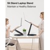 tounee Telescopic Laptop Stand for Desk with 360° Swivel Base,