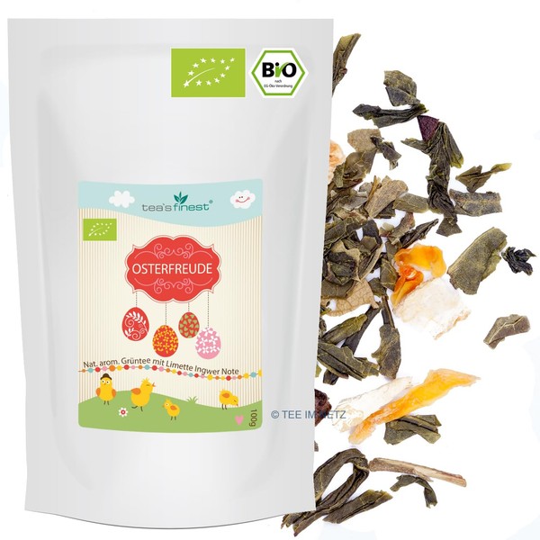 Easter Tea Easter Joy Green Tea Flavoured Lime Ginger Flavour