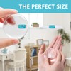 12 PCS Strongest Wall Door Handle Stopper, 5 cm Clear