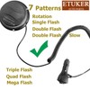 ETUKER 12 V 24 V White Rotating Light Magnetic Flash