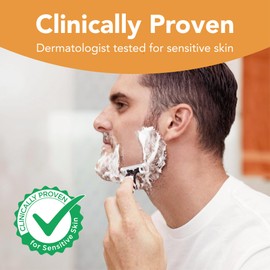 BIC Flex 5 Sensitive Men's Disposable with 5 Blade Razors, Longer Lasting Flexible Blades and Precision Edging Blade, 5-Pack