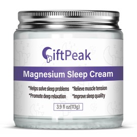 GiftHarbor Magnesium Cream,Nighttime Magnesium Cream for Sleep, Soothes Muscle Tension Magnesium Lotion Topical Magnesium Butter for Calm & Relaxation - Lavender - 4fl oz