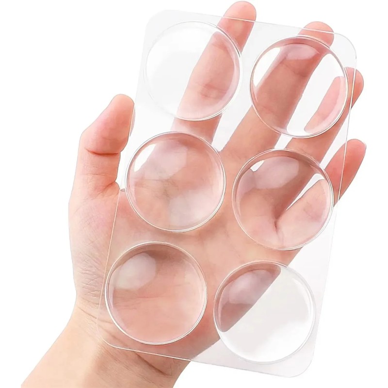 Self-Adhesive Door Handle Bumpers for Wall Protection – Transparent Soft