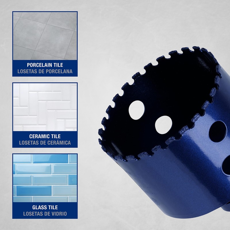 QEP 2-1/2" Xtreme Diamond Hole Saw for Grinders