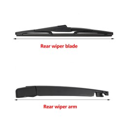 Rear Windshield Wiper Arm Blade Set Compatible with Hyundai Santa Fe 2019-2021-New Replacement Parts