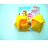 2 Count Jojo Yellow Hair Bow Pearls and Diamonds design