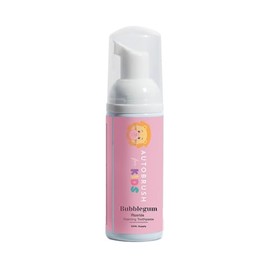 Autobrush Fluoride Foaming Toothpaste for Kids, Bubblegum Flavor, Whitening & Deep Cleaning, Travel Friendly, Anti-Cavity (Pack of 1)