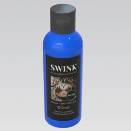 SWINK Eco Acrylic Paint - Highly Pigmented Acrylic Ink for Professional Artists, Acrylic Artist Paint, Crafted from Sustainable Materials Including Seaweed, Wool, and Plants (Blue)