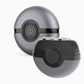 PHOCAR Afeitadora Eléctrica para Hombre, Mini Rasuradora Portátil de Bolsillo, Motor de Levitación Magnética, Cabezal Doble Lavable, Carga Rápida USB-C, Cortadora de Barba para Viajes