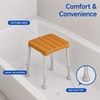 Shower Stool for Inside Shower, 350 lbs Adjustable for Seniors