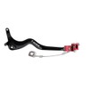 TUSK Aluminum Brake Pedal Red Tip - Fits: Honda CRF150F