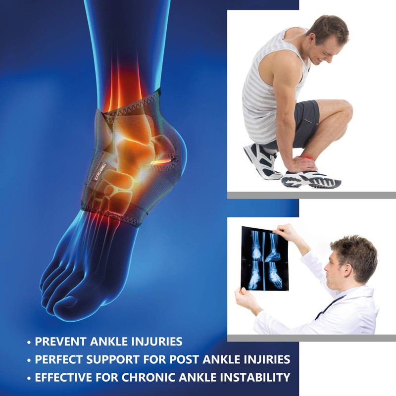 TOROS GROUP MANUFACTURE Ankle Brace with Compression Wrap Support for