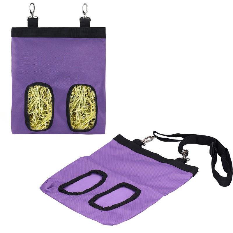Pet Feeding Bag Oxford Cloth Pig Hay Feeder Storage Hanging
