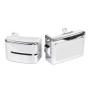 Unbranded Chrome Battery Box Side Cover For Harley Dyna Street