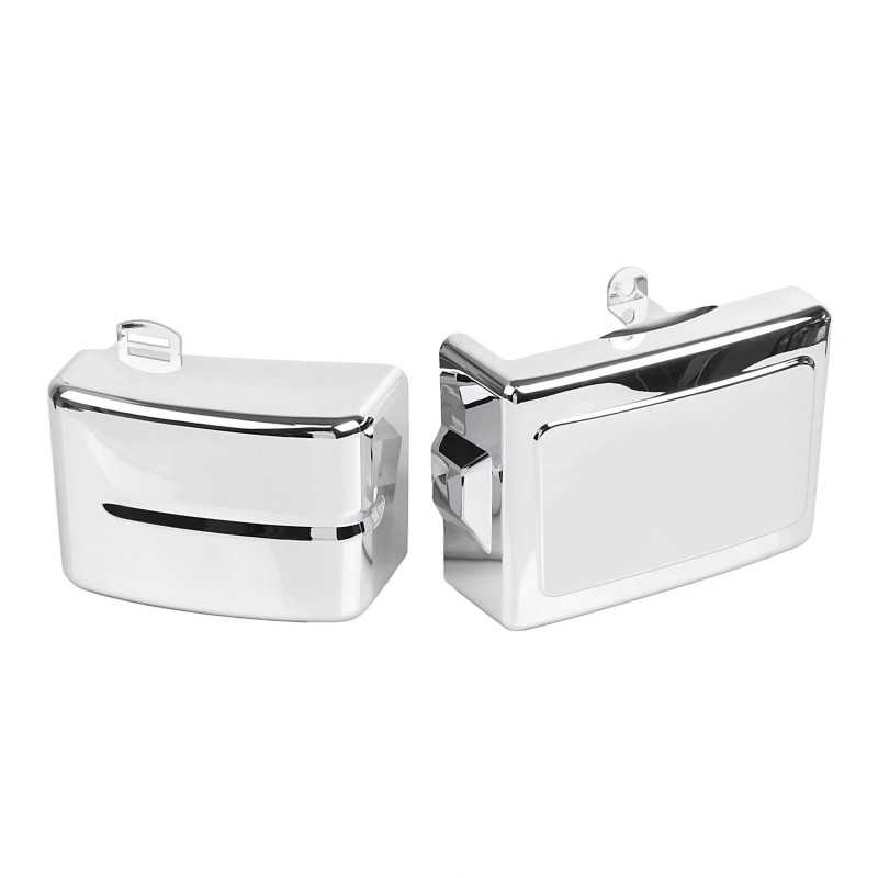 Unbranded Chrome Battery Box Side Cover For Harley Dyna Street