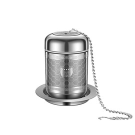 BOMANSI BOMS Tea Strainers for Loose Tea, 316 Stainless Steel Tea Infuser for Loose Leaf Tea, Extra Fine Mesh Loose Tea Infuser, Tea Steeper for Loose Tea & Diffuser (1 Pack - Medium)