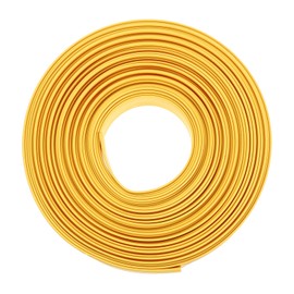 sourcing map Heat Shrink Tubing 25mm Flat Width 8m 2:1 Heat Shrink Tube Wire Wrap Yellow