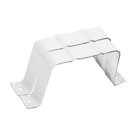 Operitacx 2pcs Drain Adapter Hose Downspout Adapter Leader Strap Gutter Downspouts Fittings Gutter Mount Gutter Downspout Adapter Gutter Spout Extension Gutter Adapter Aluminum Alloy White