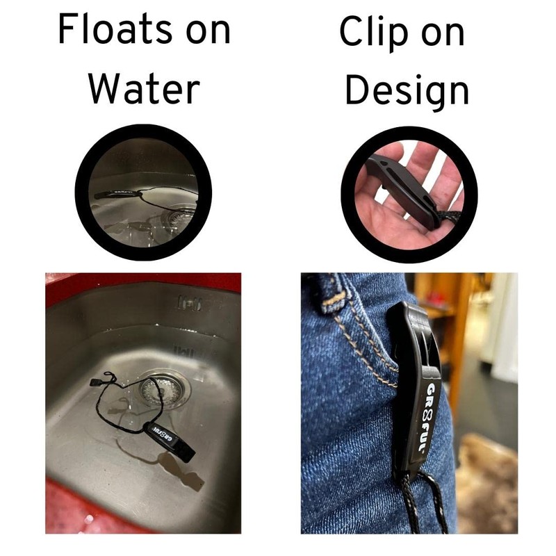gr8ful® Emergency Sports Whistle for Adults & Kids | Ideal