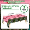 WISSLERMER 3 Pcs Dinosaur Tablecloth Dinosaur Party Table Covers Plastic