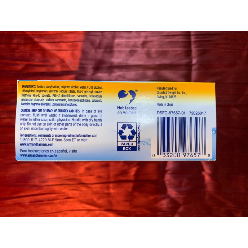 Arm & Hammer Power Sheets Laundry Detergent, Fresh Linen 50ct,