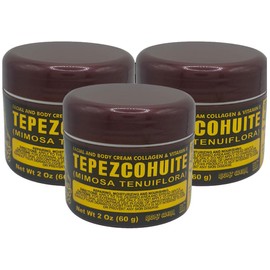 Del Indio Papago Crema De Noche Tepezcohuite 60G2.02Fl Oz Paquete De 3 - Reduce Líneas De Expresión - Aclara Imperfecciones De La Piel                