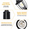 Lamomo Motion Sensor Outdoor Post Lights, Dusk to Dawn Lamp