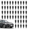 Plastic Rivets 6mm 50pcs Plastic Clips Rivets Motorcycle Fairing Trim