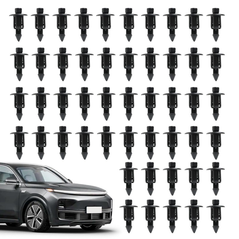 Plastic Rivets 6mm 50pcs Plastic Clips Rivets Motorcycle Fairing Trim