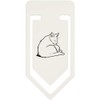 91mm 'Singapura Cat Napping' Large Plastic Paper Clip (CC00084138)