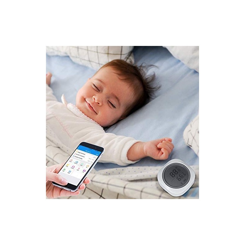 Inkbird Wireless Bluetooth Thermometer/Hygrometer, Indoor and Outdoor Usage, Probe Included,