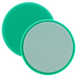 QWORK® 2 PACK Green Polishing Foam Pad 150mm (6 inch), Compound Buffing Sponge Pads, Ideal for Sanding, Polishing and Waxing